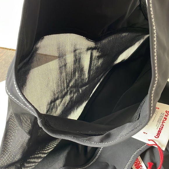 NWT (S) SOLID & STRIPED Sybil blackout UV protect professional swimsuit mesh mid - Picture 6 of 12